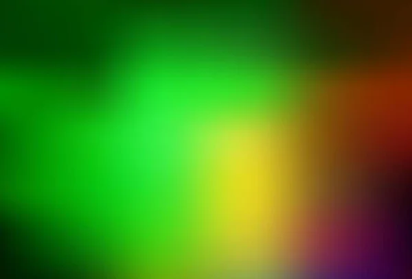 Світло Зелений Червоний Вектор Розмито Яскравий Шаблон Колоритна Ілюстрація Абстрактному — стоковий вектор
