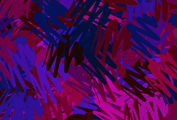 Lacivert Parlak Çizgili Kırmızı Vektör Arkaplan Renkli Çubuklarla Soyut Çizimler — Stok Vektör