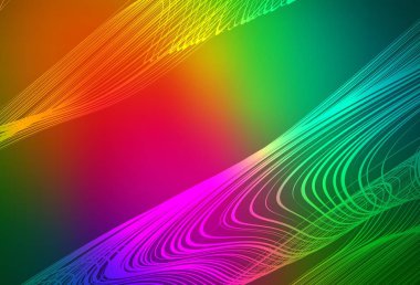 Dark Multicolor vektörü modern zarif fon. Gradyan ile modern soyut çizim. Web siteniz için bulanık tasarım.