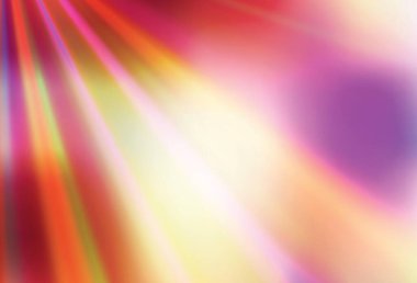 Açık kırmızı, sarı vektör renkli bulanık arkaplan. Yaratıcı illüstrasyon, yarım tonlu ve eğimli. Tasarımlar için arka plan.