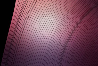 Koyu mor, eğri çizgileri olan pembe vektör arka plan. Basit bir şekilde yepyeni renkli bir tasvir. Markan için yeni kompozisyon.