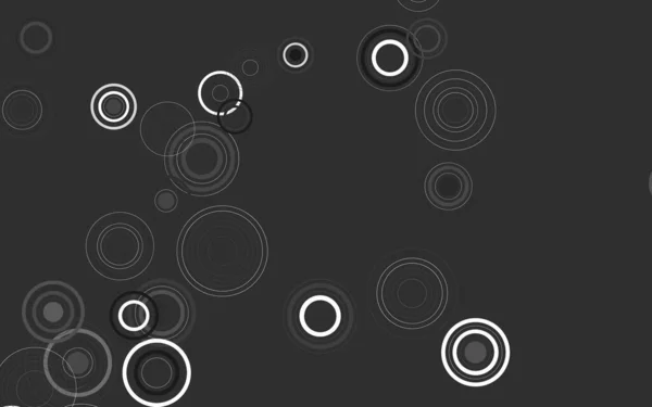泡とライトグレーのベクトルの背景 抽象的な背景にカラフルなグラデーションでぼやけた泡 ポスター ウェブサイトのバナーのデザイン — ストックベクタ