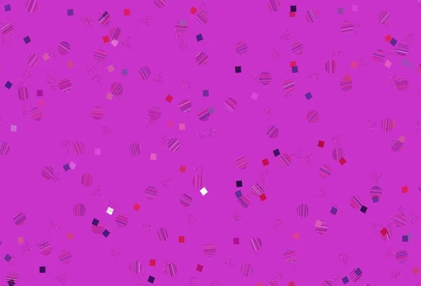 Luz Púrpura Textura Vectorial Rosa Con Estilo Polivinílico Con Círculos — Vector de stock