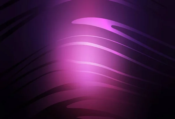 Textura Vectorial Rosa Oscuro Con Líneas Curvas Una Ilustración Colorida — Vector de stock