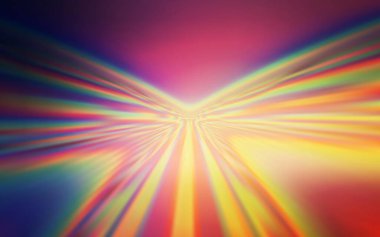 Açık pembe, kıvrımlı çizgileri olan sarı vektör şablonu. Basit ve eğik renkte renkli bir tasvir. Cep telefonu ekranları için şablon.