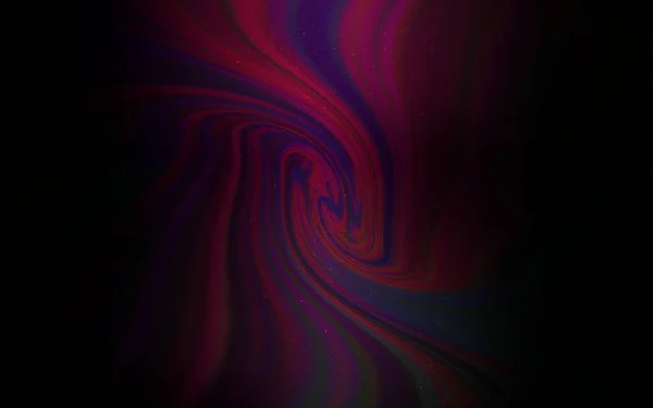Dunkelrosa Blauer Vektorhintergrund Mit Astronomischen Sternen Leuchtend Farbige Illustration Mit — Stockvektor