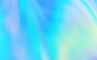 Açık mavi, yeşil vektör bulanık parlak soyut arkaplan. Yaratıcı illüstrasyon, yarım tonlu ve eğimli. Marka kitabınız için yeni biçim tasarımı.