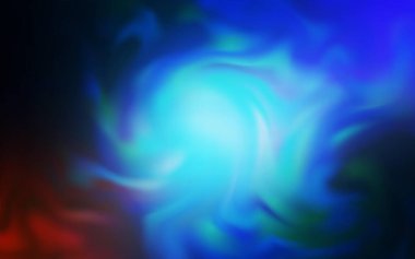 Koyu mavi vektör parlak deseni bulanıklaştırdı. Eğilimli zarif, parlak bir çizim. Web siteniz için bulanık tasarım.