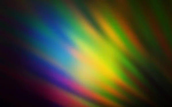 Donker Multicolor Vector Sjabloon Met Herhaalde Sticks Schitterende Gekleurde Illustratie — Stockvector