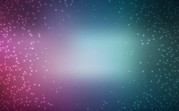 Bleu Foncé Motif Vectoriel Rouge Avec Étoiles Ciel Nocturne Illustration — Image vectorielle