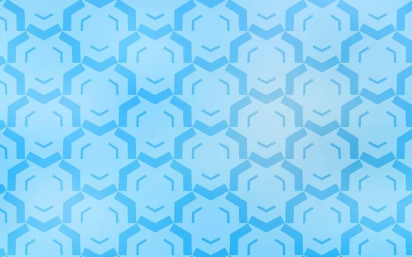 Light Blue Vector Pattern Bent Lines Modern Gradient Abstract Illustration — Stock Vector