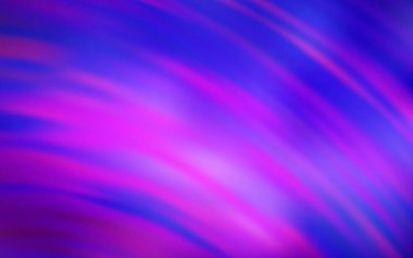 Açık Mor, eğri çizgili pembe vektör dokusu. Çağdaş gradyan soyut çizgileri olan çizimler. Tasarımınız için tamamen yeni bir şablon.