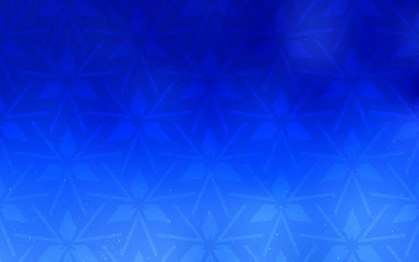 Fond Vectoriel Bleu Clair Avec Triangles Triangles Sur Fond Abstrait — Image vectorielle
