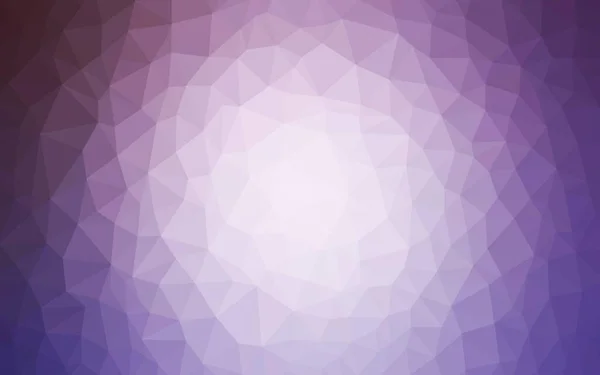 浅紫色矢量闪烁着三角形背景 带渐变的多边形抽象图 全新的商业设计风格 — 图库矢量图片