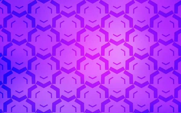 Light Purple Vector Background Wry Lines 추상적 형태의 기하학적 삽화와 — 스톡 벡터