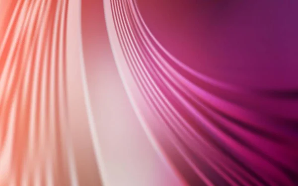 Светло Розовый Векторный Рисунок Кривыми Линиями Яркая Иллюстрация Состоящая Изогнутых — стоковый вектор
