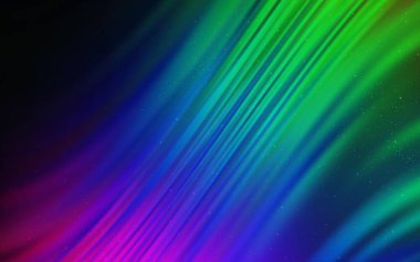 Galaksi yıldızlı karanlık çok renkli vektör arkaplanı. Büyük Ayı yıldızlı modern soyut illüstrasyon. Fütürist reklamlar ve kitapçıklar için şablon.