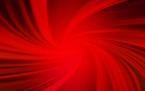 Patrón Vectorial Rojo Claro Con Líneas Curvas Ilustración Colorida Estilo — Vector de stock
