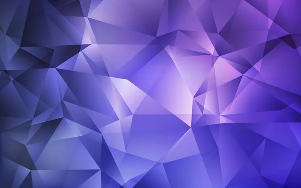 Texture Des Triangles Gradient Vectoriel Violet Foncé Illustration Géométrique Créative — Image vectorielle