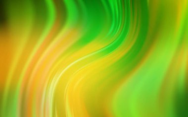 Açık yeşil, sarı vektör parlak soyut fon. Yaratıcı illüstrasyon, yarım tonlu ve eğimli. Çalışmalarınız için akıllı tasarım.