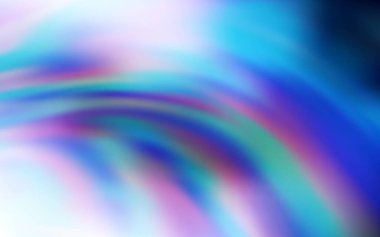 Eğri çizgileri olan hafif BLUE vektör arkaplanı. Basit bir şekilde yepyeni renkli bir tasvir. İş tasarımınız için soyut biçim.