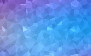 Açık pembe, sarı vektör çokgen arkaplan. Üçgenli parlak renkli çizimler. İş tasarımınız için yepyeni bir tarz.