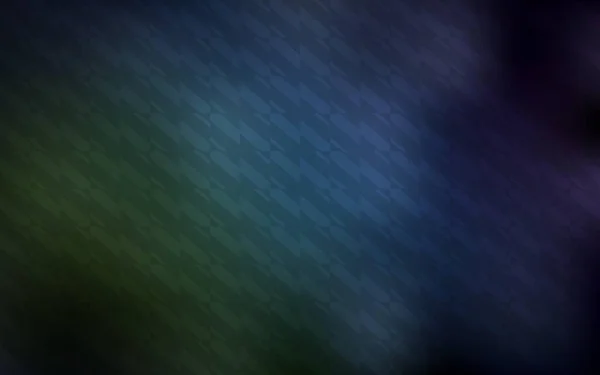 Bleu Foncé Texture Vectorielle Verte Avec Des Lignes Colorées Lignes — Image vectorielle