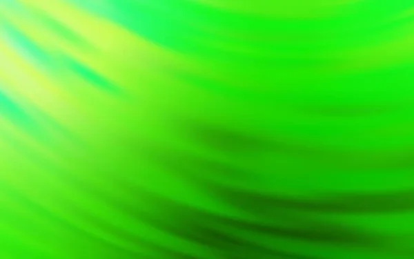 Modèle Vectoriel Vert Clair Avec Lignes Courbées Illustration Colorée Brillante — Image vectorielle