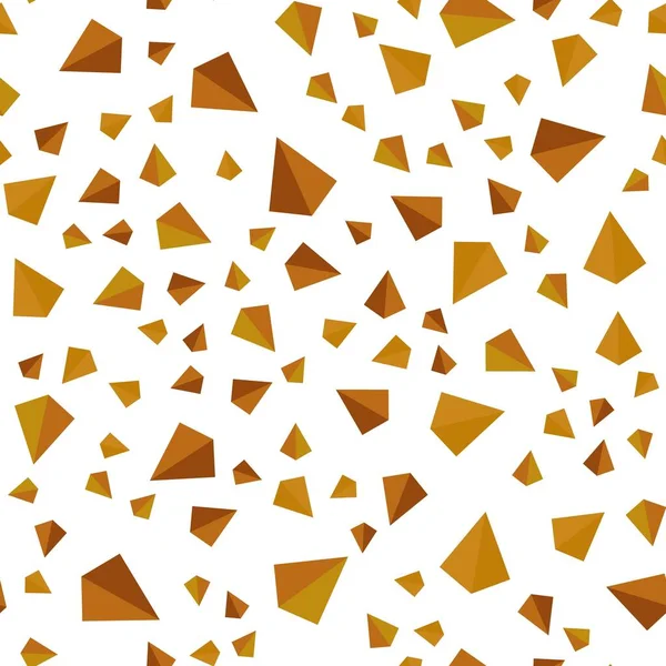 Light Orange Vector Seamless Isometric Backdrop Lines Triangles Абстрактная Градиентная — стоковый вектор