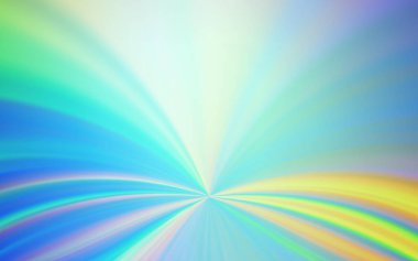 Açık mavi, yeşil vektör soyut parlak şablonu bulanıklaştırdı. Parlak renkli bir illüstrasyon. İşiniz için yeni tasarım.