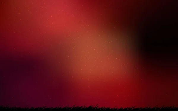 Темно Червоний Векторний Візерунок Зірками Нічного Неба Сучасна Абстрактна Ілюстрація — стоковий вектор