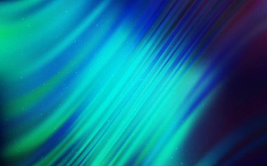 Açık mavi, astronomik yıldızlı yeşil vektör arkaplan. Büyük Ayı yıldızlı modern soyut illüstrasyon. Astroloji web siteleri için desen.