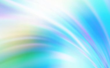 Açık mavi, yeşil vektör soyut arkaplan. Gradyan tasarımlı, soyut, ışıltılı çizimler. Web siteniz için bulanık tasarım.