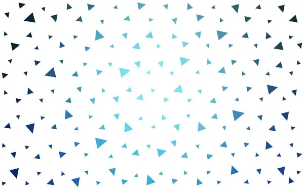 Luz Azul Vetor Fundo Poligonal Ilustração Geométrica Criativa Estilo Origami — Vetor de Stock