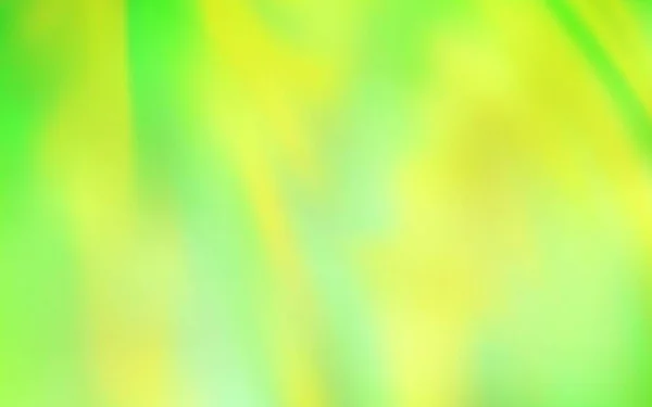 Luz Verde Vetor Amarelo Brilhante Fundo Abstrato Nova Ilustração Colorida — Vetor de Stock