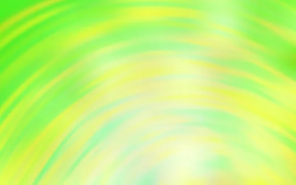 Ανοιχτό Πράσινο Κίτρινο Διανυσματικό Φόντο Ρυτίδες Ολοκαίνουργιο Πολύχρωμο Εικονογράφηση Απλό — Διανυσματικό Αρχείο
