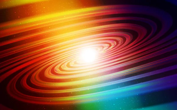 Modèle Vectoriel Multicolore Foncé Avec Étoiles Ciel Nocturne Étoiles Espace — Image vectorielle