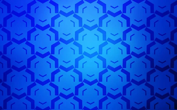 Licht Blue Vector Achtergrond Met Gebogen Lijnen Moderne Gradiënt Abstracte — Stockvector