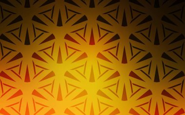 Çizgileri, üçgenleri olan bir düzen. Renkli üçgenli modern soyut illüstrasyon. Reklamlarınız için akıllı tasarım.