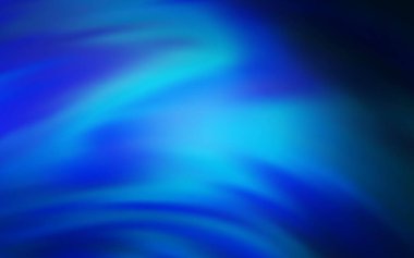Koyu mavi vektör parlak şablonu bulanıklaştırdı. Eğilimli zarif, parlak bir çizim. Tasarımının yeni yolu.