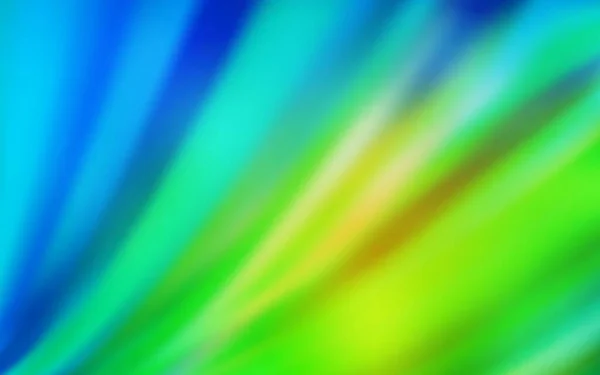 Azul Claro Verde Vetor Borrado Brilho Textura Abstrata Ilustração Colorida — Vetor de Stock