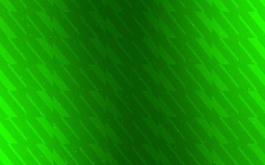 Düz çizgileri olan açık yeşil vektör arkaplan. Keskin çizgili parlak renkli çizimler. Reklam, kitapçıklar, broşürler için desen.