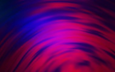 Koyu pembe, bükülmüş çizgileri olan mavi vektör deseni. Yaratıcı illüstrasyon, yarım tonlu ve eğimli. İş tasarımınız için şablon.