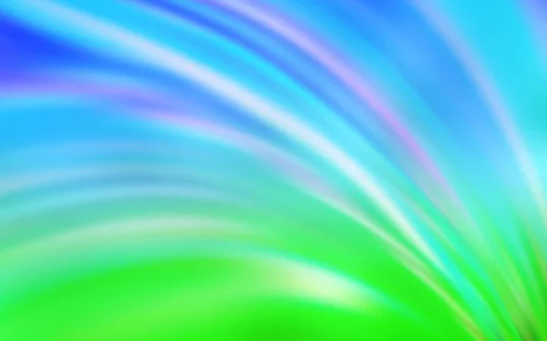 Світло Блакитний Зелений Вектор Розмитий Кольоровий Візерунок Повністю Нова Кольорова — стоковий вектор