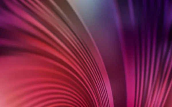 浅粉色 红色矢量背景与弯曲的线条 色彩斑斓的抽象图解与渐变线 你的广告 小册子 传单的新质感 — 图库矢量图片