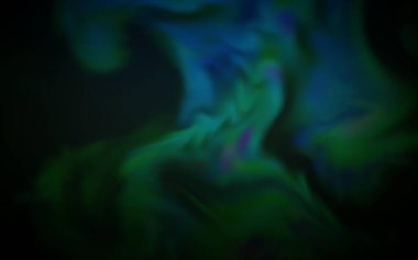 Koyu yeşil vektör soyut parlak dokuyu bulanıklaştırdı. Görüntü stili ve gradyanı olan yeni renkli çizimler. Web siteniz için bulanık tasarım.