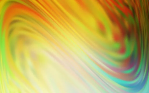 Hellgrüner Gelber Vektor Verschwimmt Helle Textur Abstrakte Farbenfrohe Illustration Mit — Stockvektor