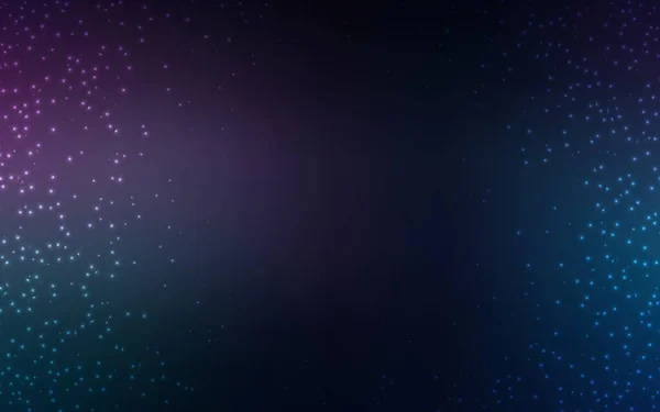 Темно Розовый Голубой Вектор Искушают Космические Звезды Космические Звезды Размытом — стоковый вектор