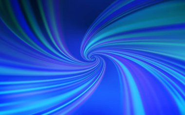 Bükülmüş çizgileri olan hafif BLUE vektör dokusu. Değişken çizgileri olan renkli soyut çizimler. Tasarımınız için tamamen yeni bir şablon.