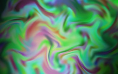 Açık mavi, yeşil vektör modern zarif arka plan. Gradyan tasarımlı, soyut, ışıltılı çizimler. Tasarımlar için arka plan.